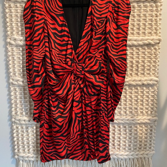 BARDOT The Red Zebra Dress - Picture 5 of 5